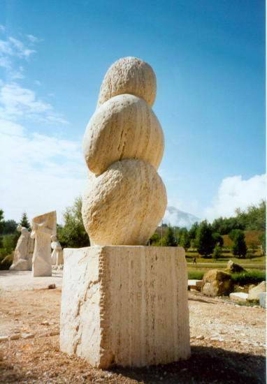Stone sculpture, 2.5 meter, Italy